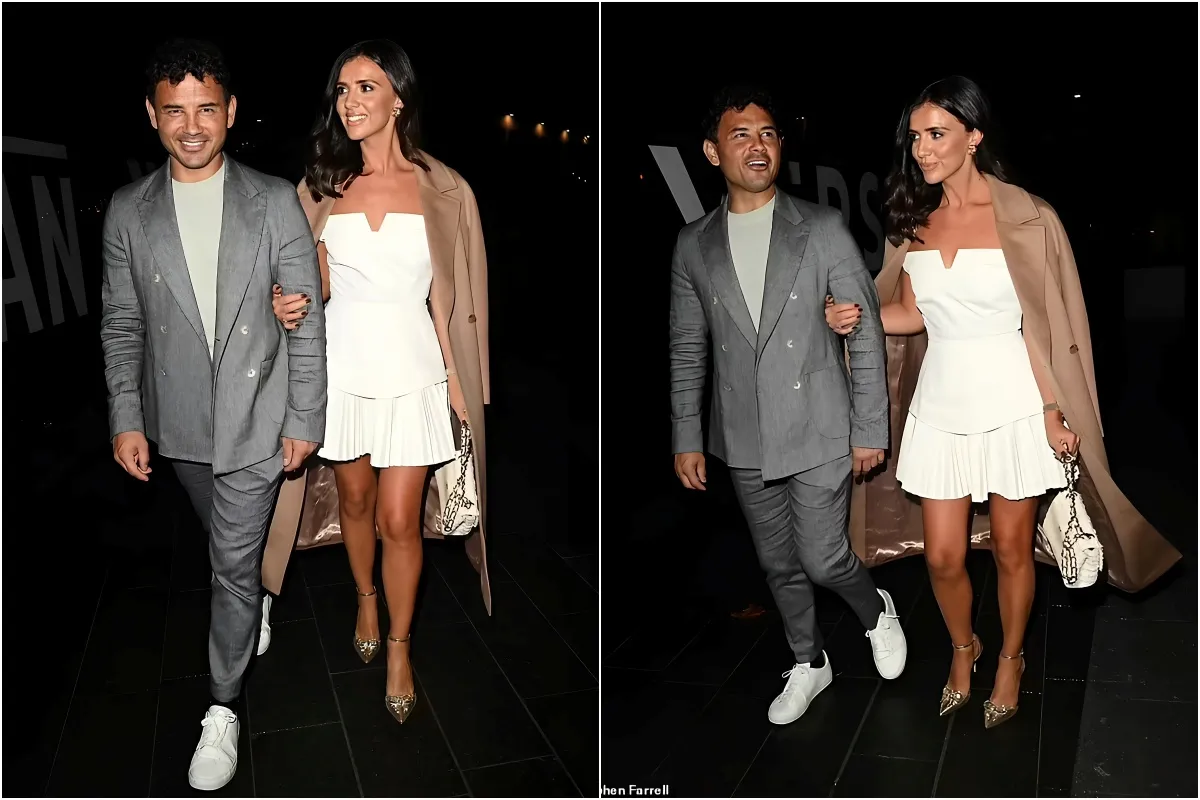 Ryan Thomas and his glamorous fiancé Lucy Mecklenburgh take time off parenting duties to enjoy a romantic date liennhi