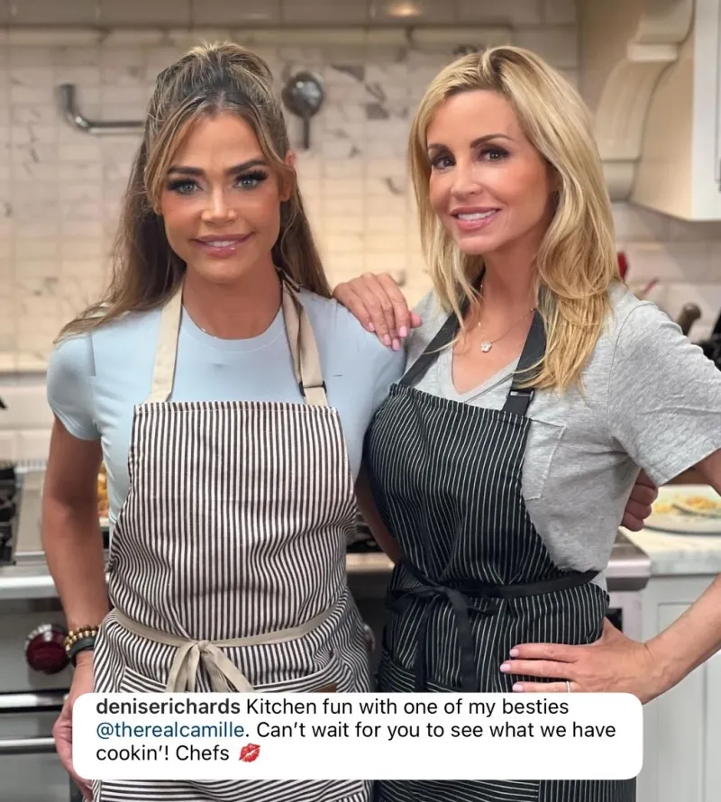 Former RHOBH Denise Richards and Camille are teasing a new project