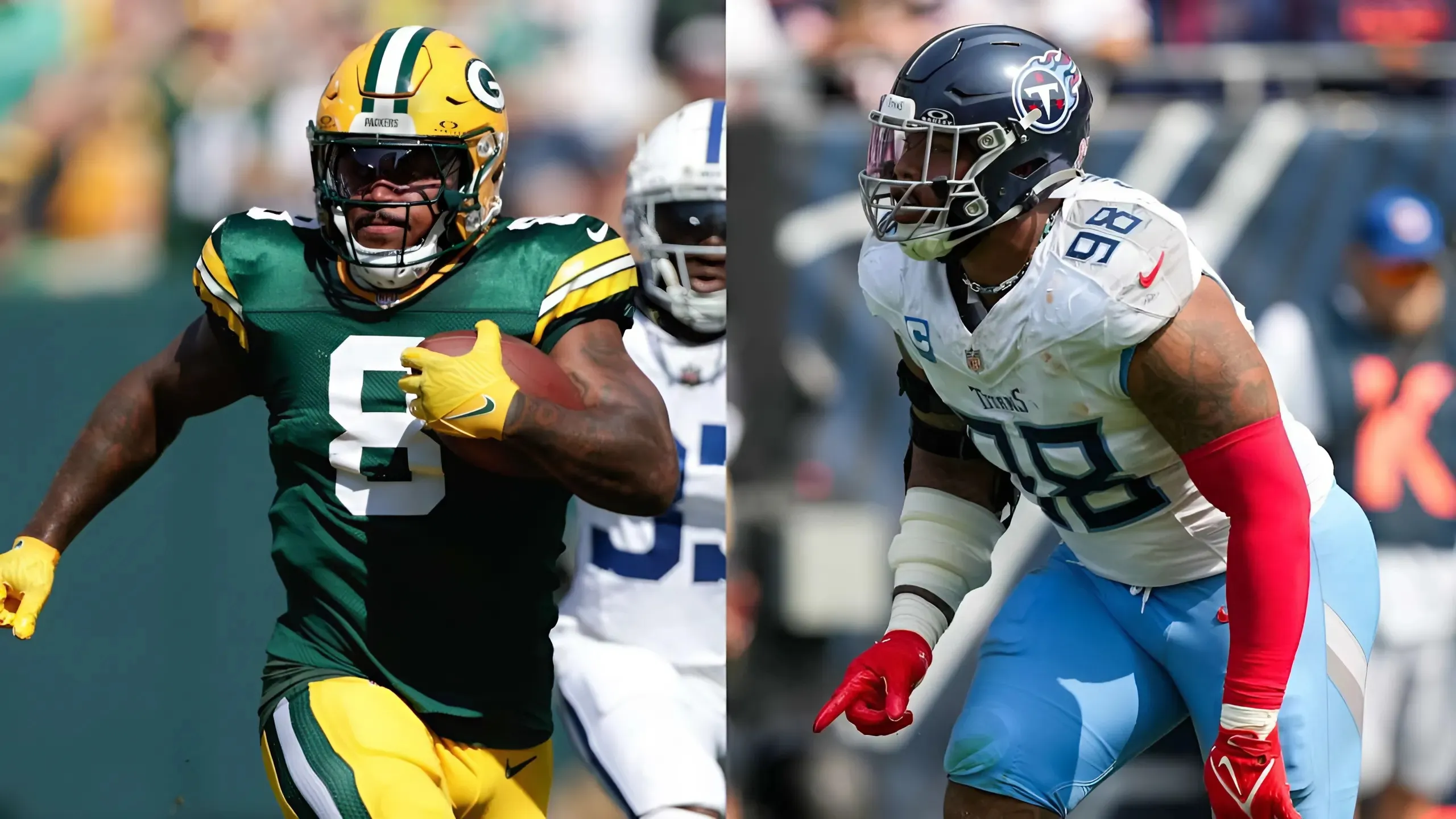 Packers RB Josh Jacobs on Titans DT Jeffery Simmons' run-stopping goal: 'They're a physical team, so we're going to see'