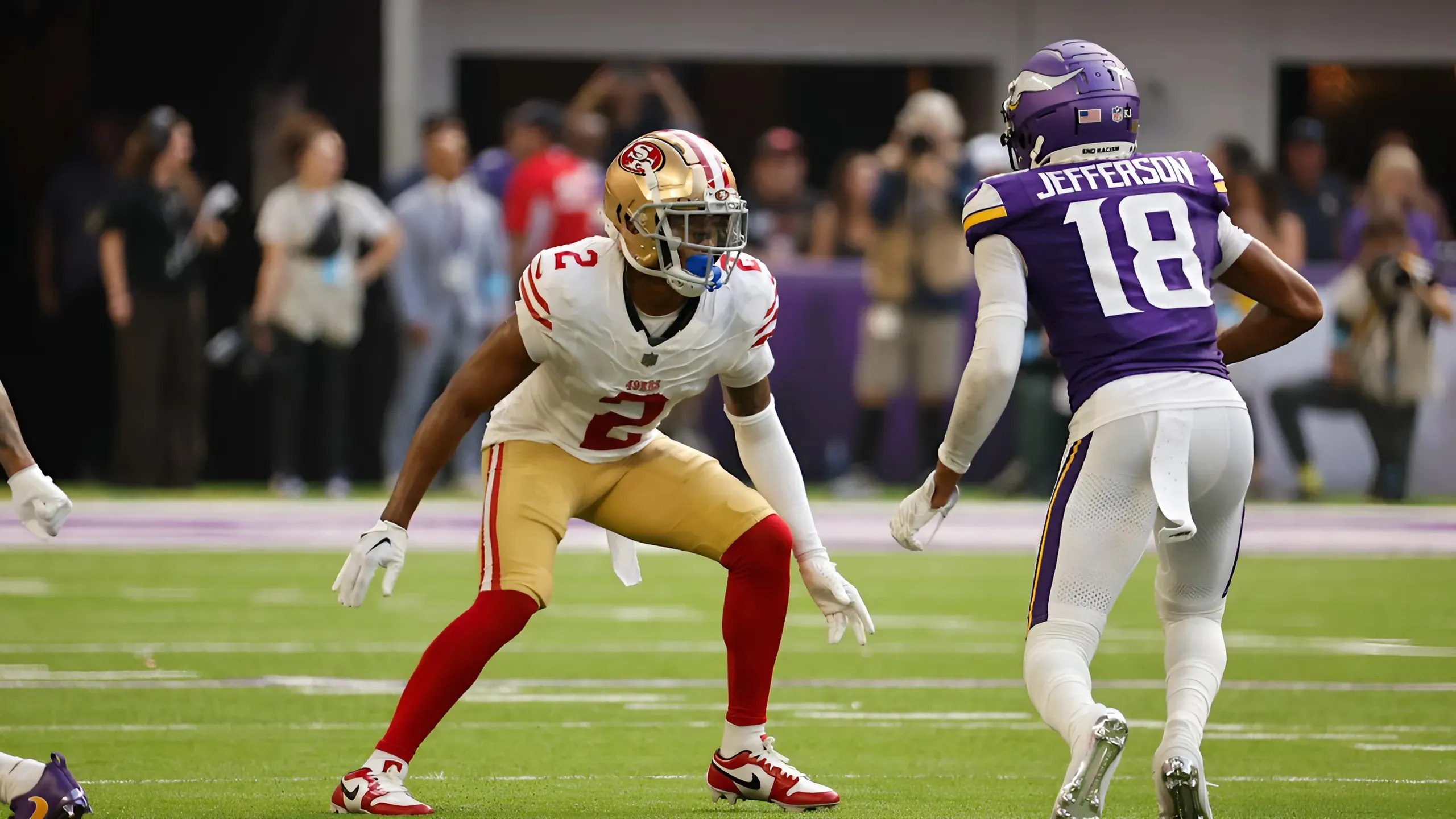 Class Act 49ers Star Explains How He Injured Vikings WR Justin Jefferson