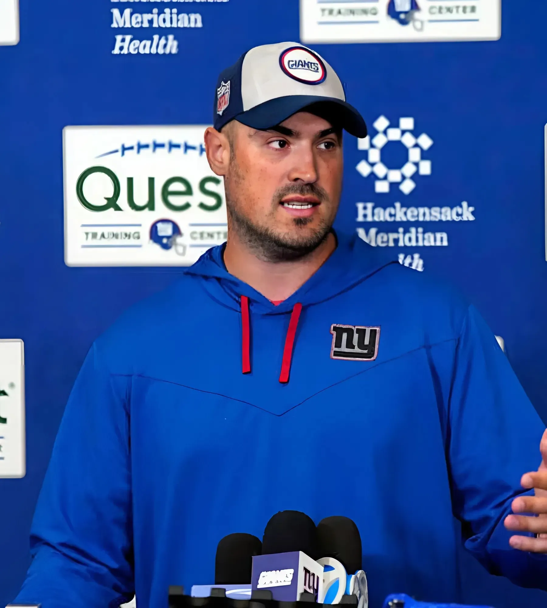 Mike Kafka Likes Direction Giants' Offensive Line Has Taken