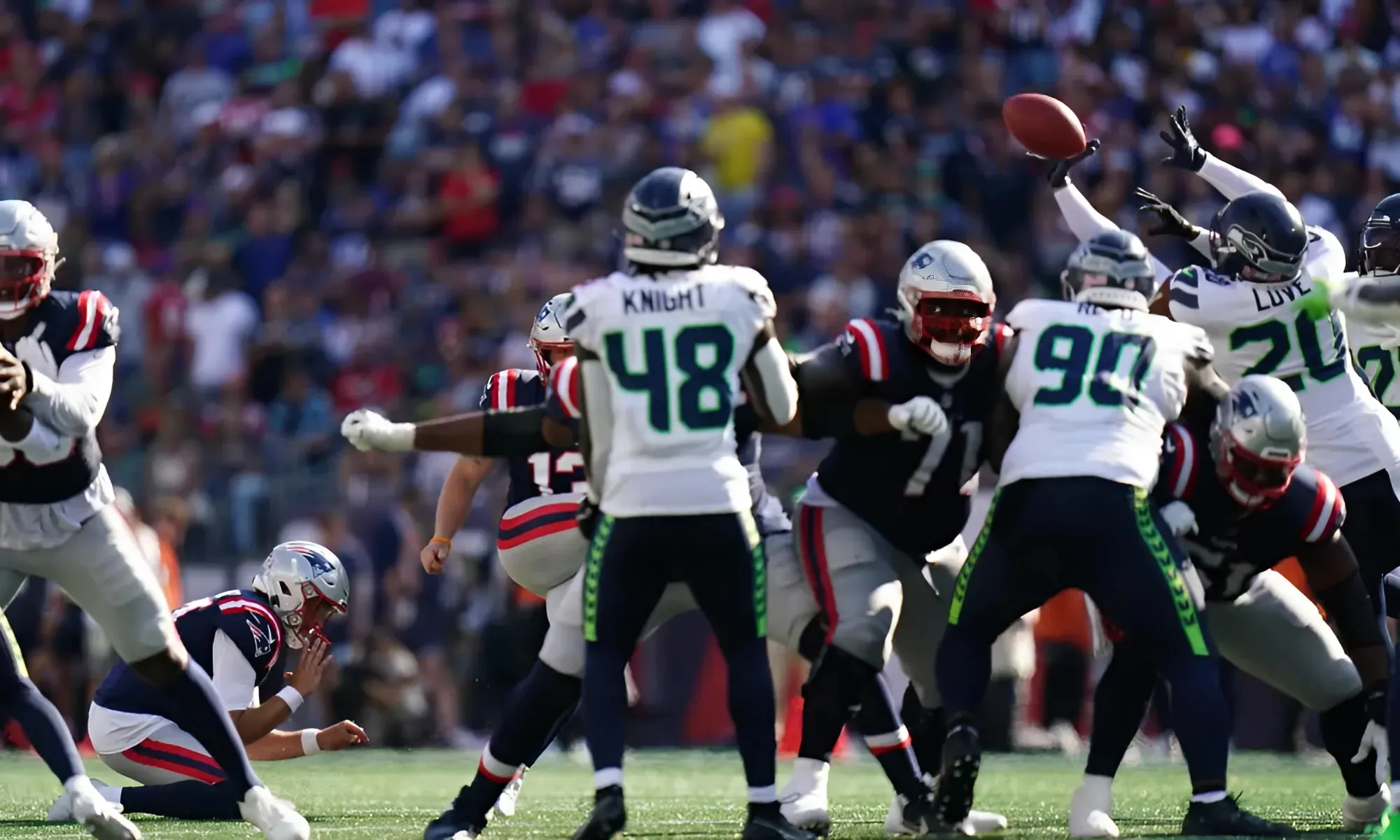 Watch: Seahawks S Rayshawn Jenkins was mic'd up for Julian Love's blocked field goal