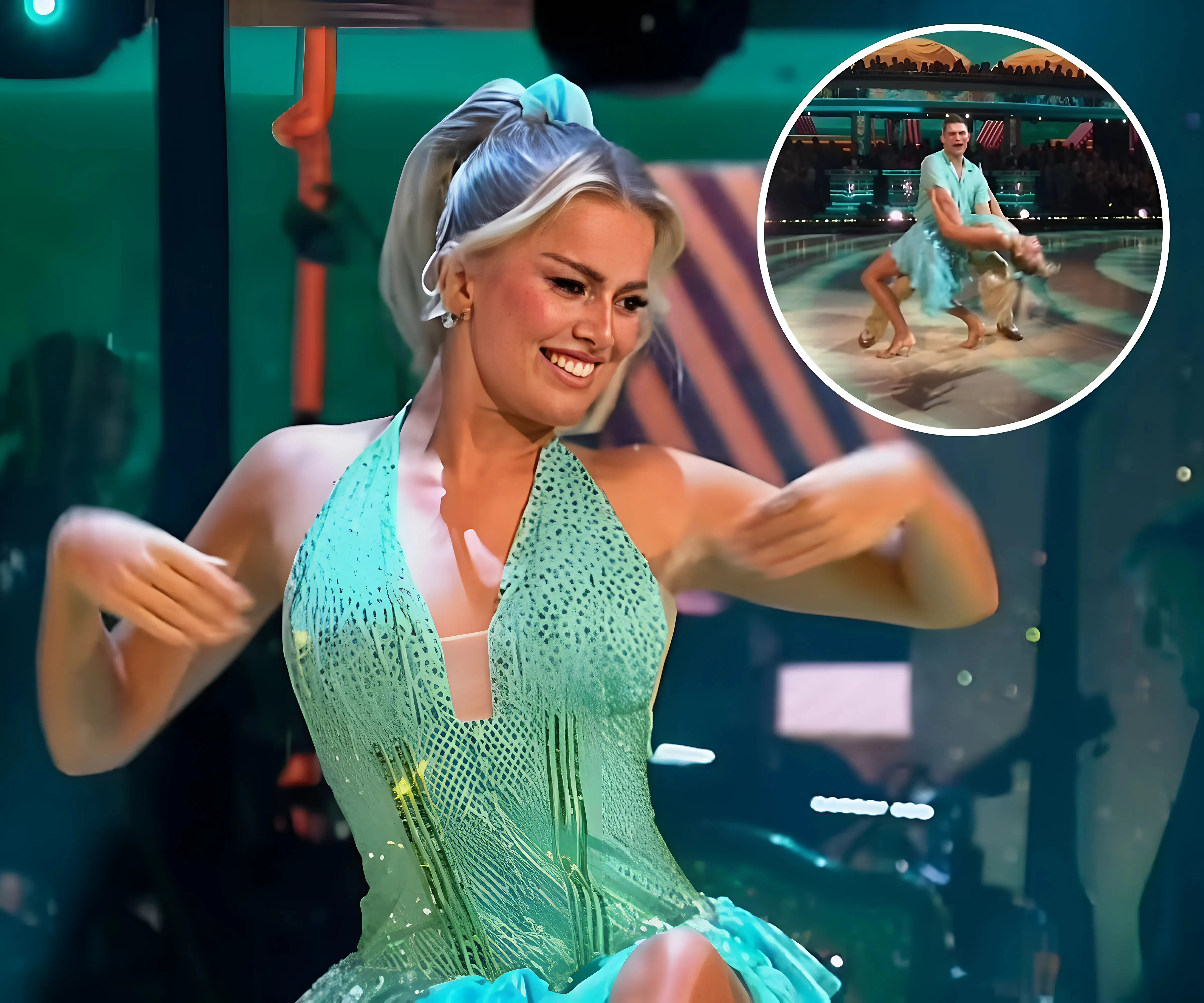 'She is already a professional dancer!' Strictly's Tasha Ghouri in 'fix' row as she receives standing ovation and glowing comments from the judges... but fans are delighted to see Aljaž Škorjanec return to show-suong