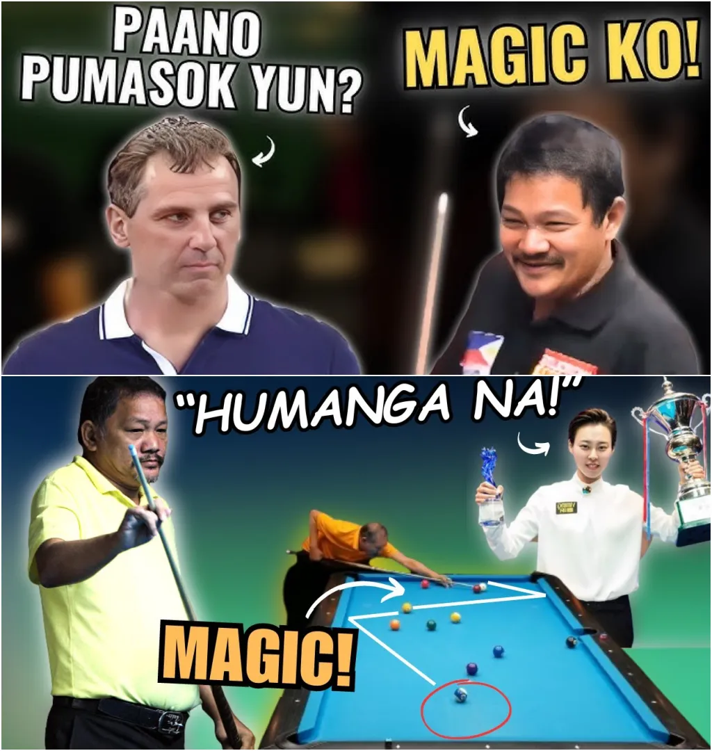 SUMUKO: Efren Reyes Faces Off Against the Best Female Champion! An Amazing Magic Battle!