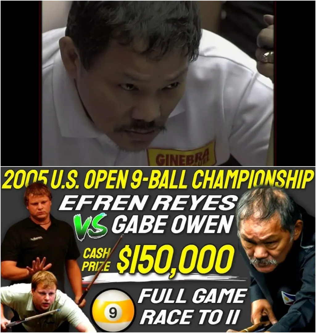 Devil Power: Efren Reyes Becomes "The Devil" To Face Roman Hybler At The 2006 World Billiards Championship!