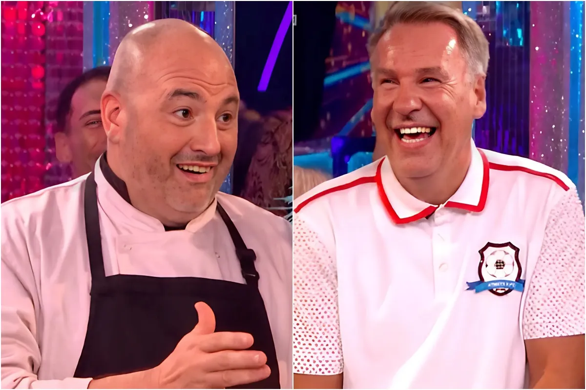 Strictly descends into chaos as Wynne Evans calls out Paul Merson for getting his name wrong lienhi