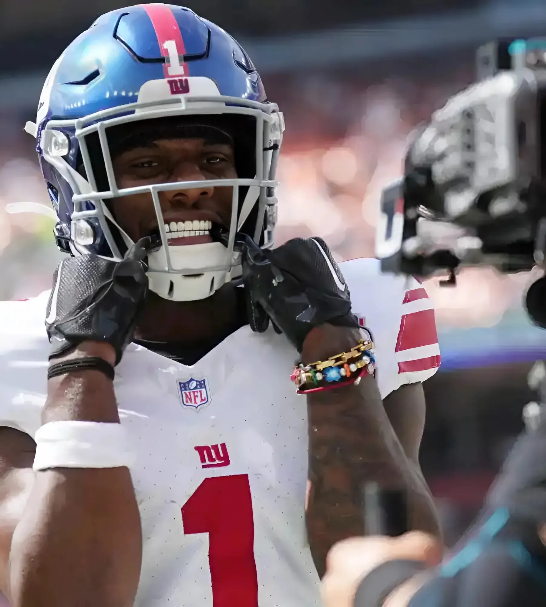 Malik Nabers Had Hilarious Reaction to Daniel Jones Pass for Giants