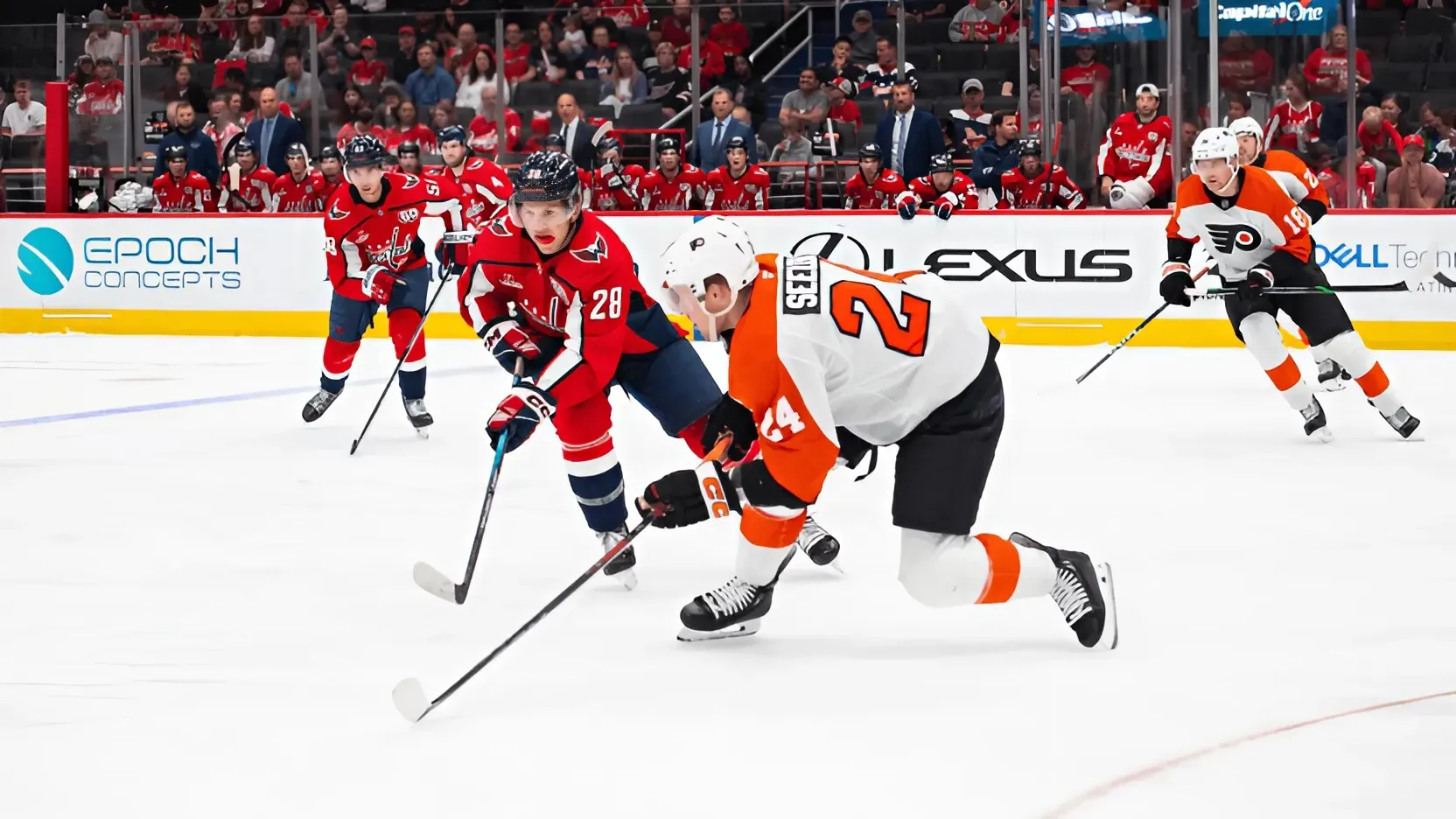 Philly Dominates as Caps Stumble in Exhibition Opener, Final Score 6-2 trucc