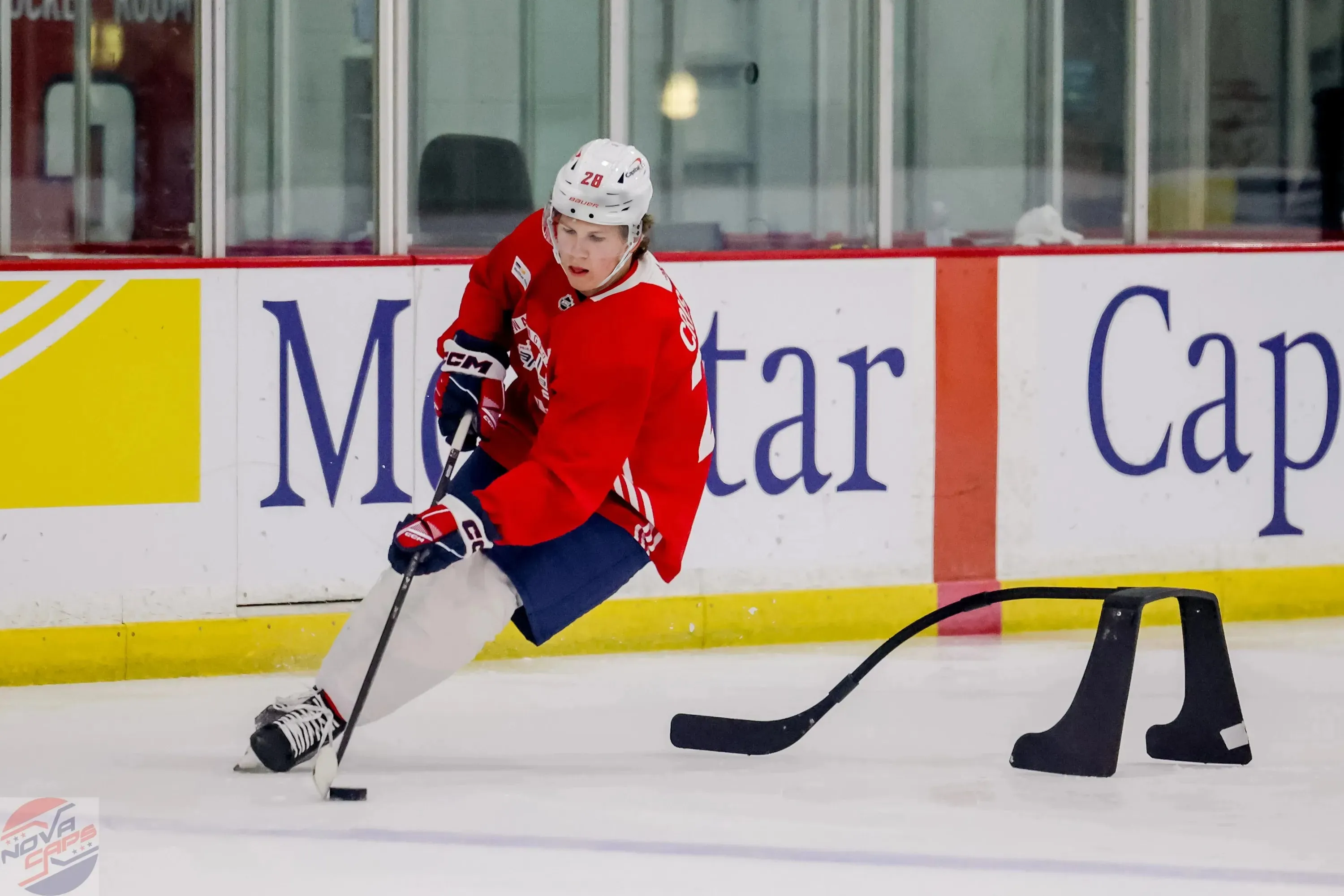 Andrew Cristall scores first career preseason goal for Capitals: ‘Getting that under my belt was huge’