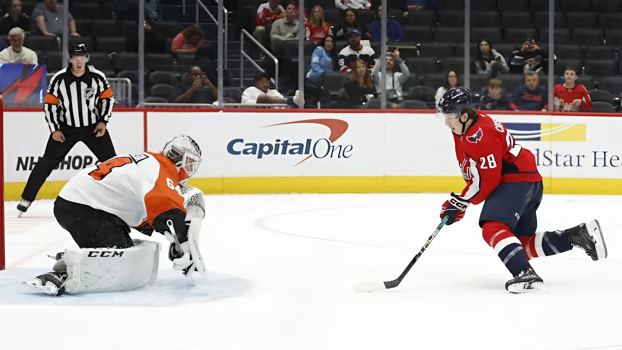 Capitals get crushed by Flyers 6-2 in preseason opener