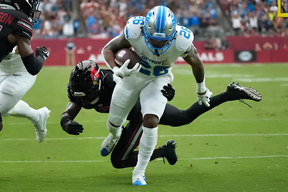 How the Detroit Lions' Jahmyr Gibbs got a touchdown reception without catching a pass