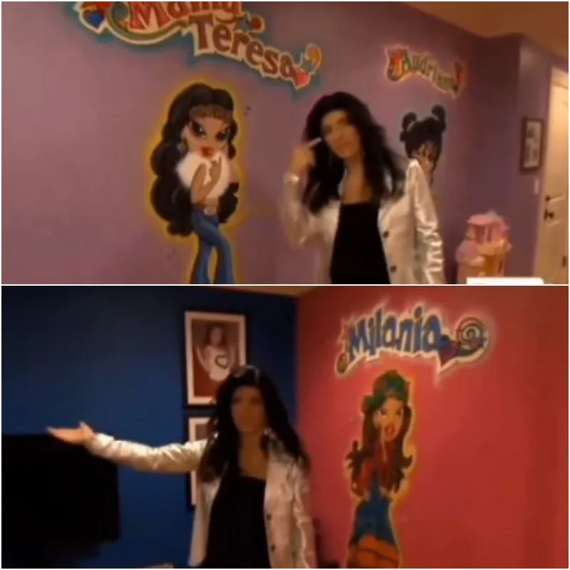 with Teresa and her dorters "Bratz summer" play room