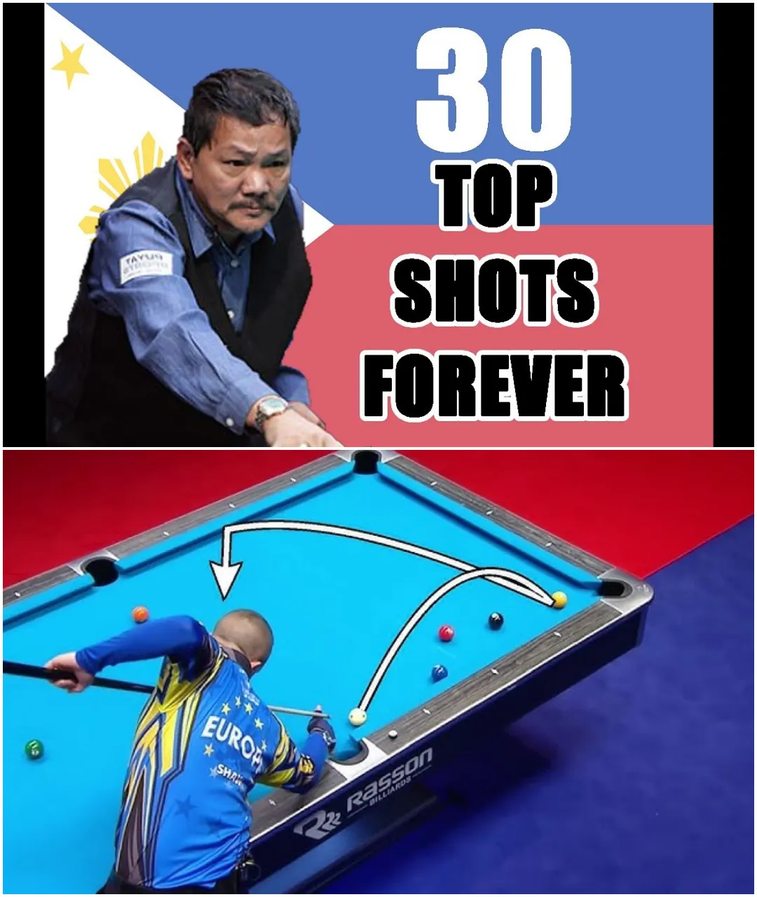 "30 UNFORGETTABLE SHOTS: EFREN BATA REYES' MAGIC THAT WILL LEAVE THE WORLD IN AWE!"