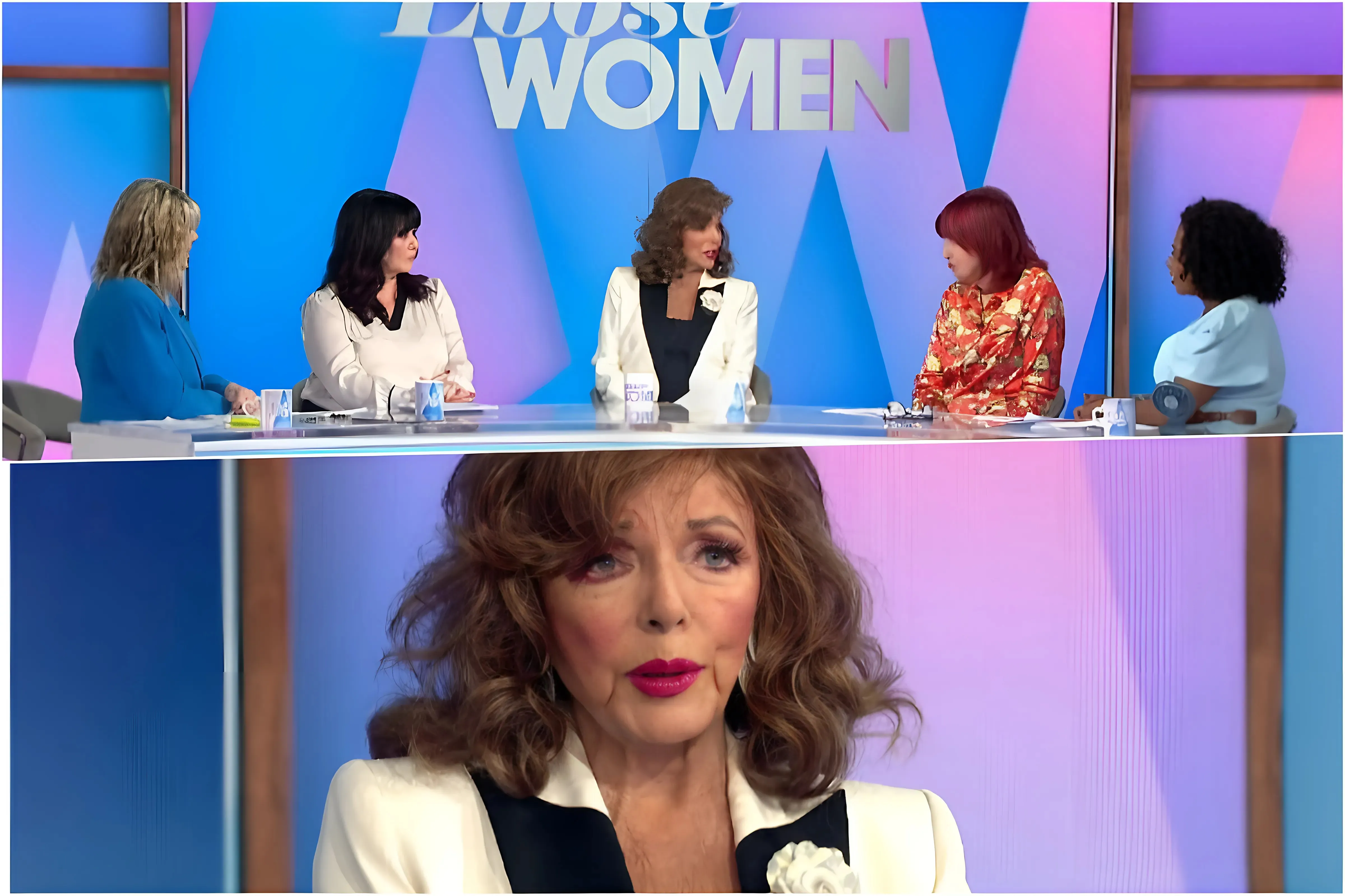 Loose Women viewers stunned by Joan Collins’ appearance today trucc