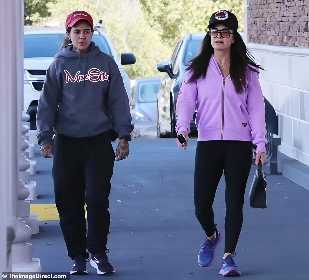 Kyle Richards and Morgan Wade look cozy in hoodies together amid swirling lesbian romance rumors on RHOBH