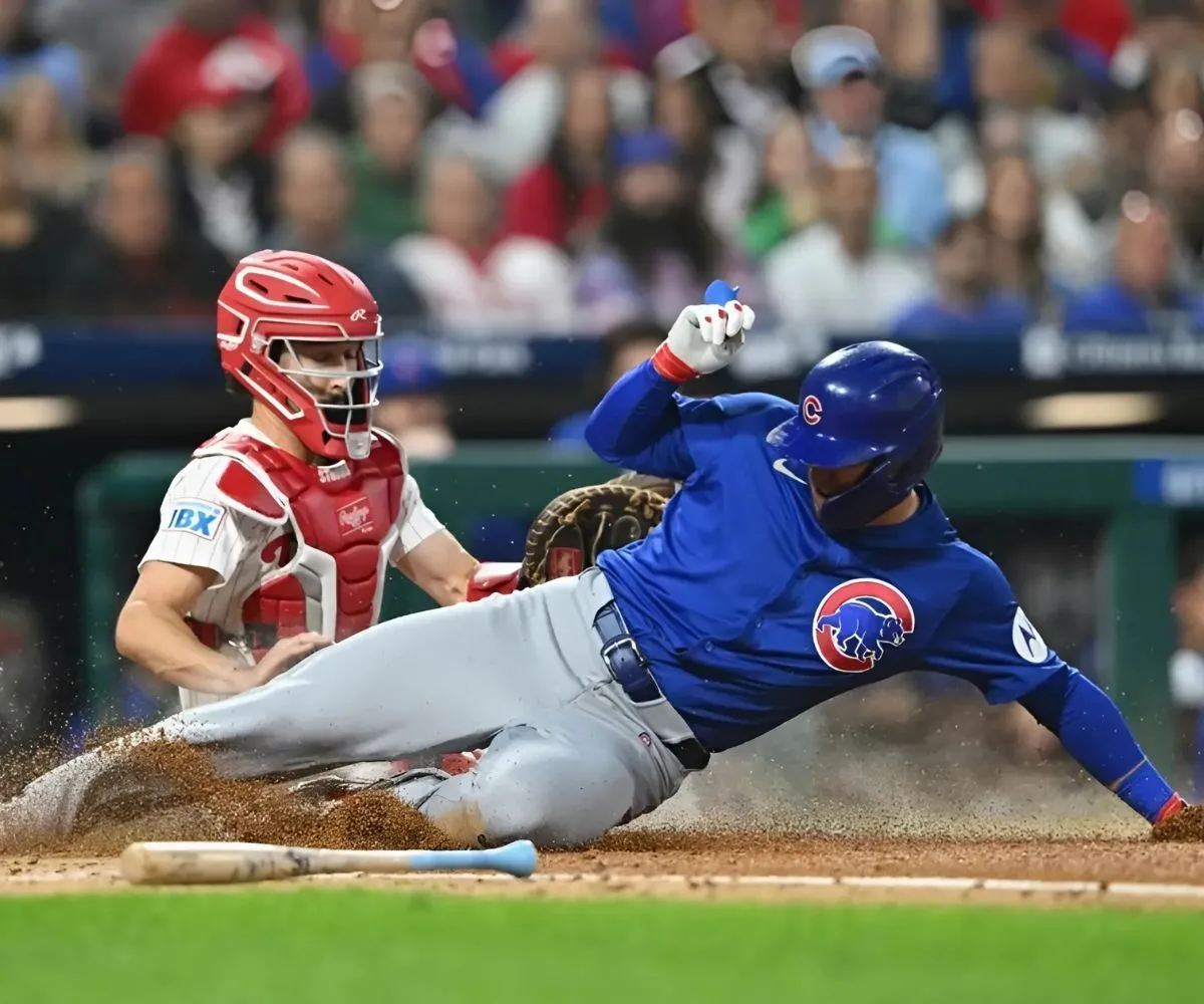 Cubs score in bunches to down Phillies