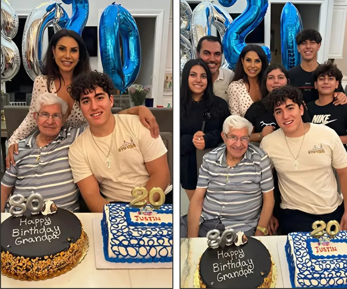 Jennifer Aydin’s Son Justin Turns 20(!) at Joint Birthday Party with His Grandpa (PHOTOS)