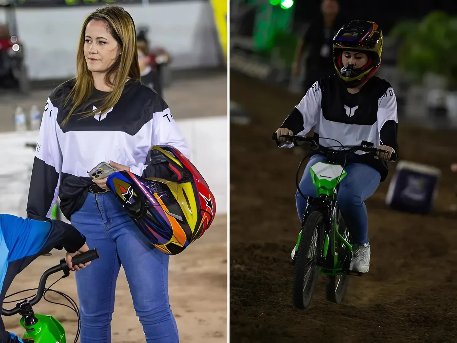 'Teen Mom' Jenelle Evans Takes Her Kids To Motocross Show in Las Vegas