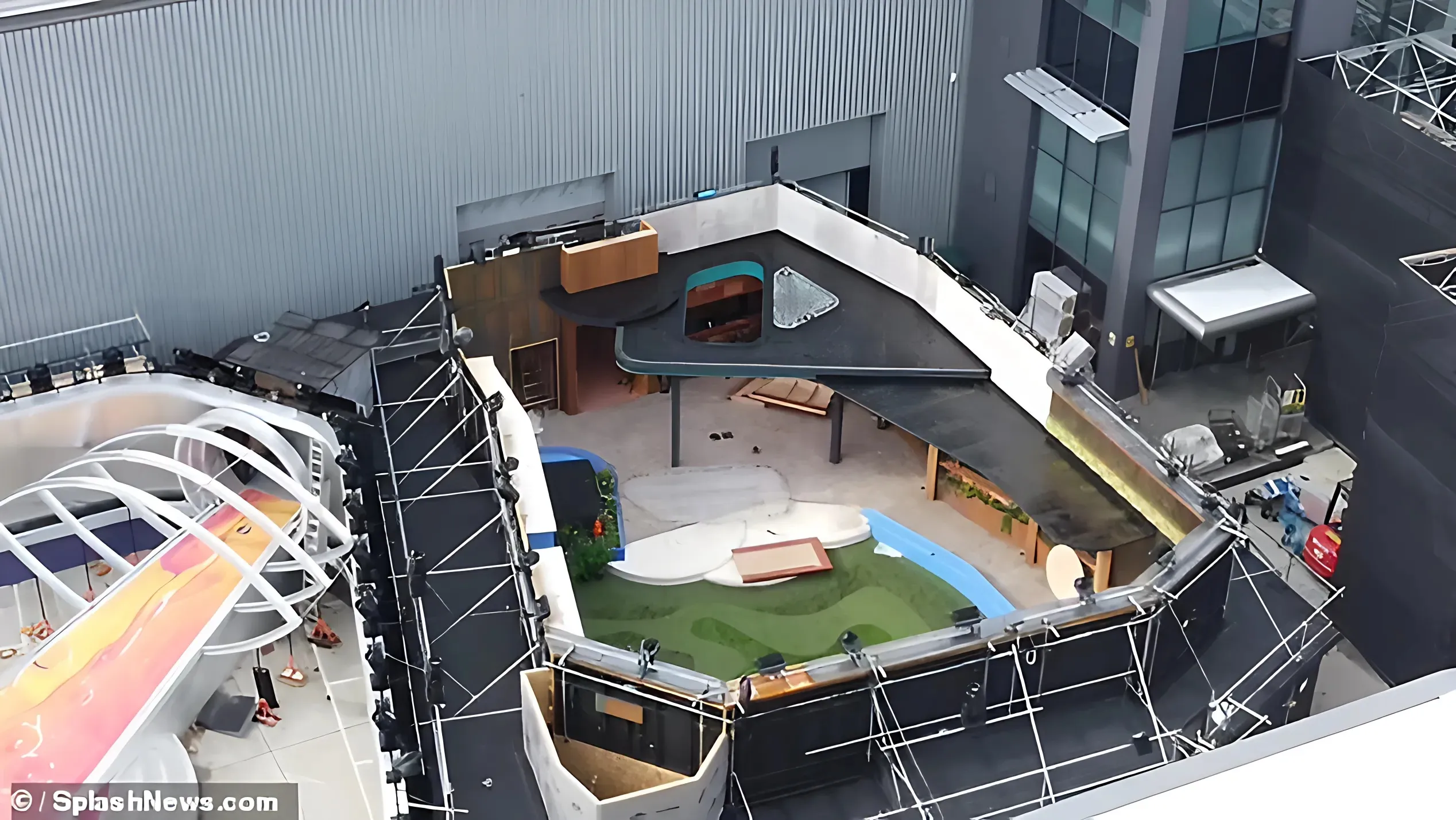 Big Brother house FIRST LOOK: Work begins on abode for the new series including a huge garden extension and a VERY eye-catching walkway - after series start date was confirmed trucc