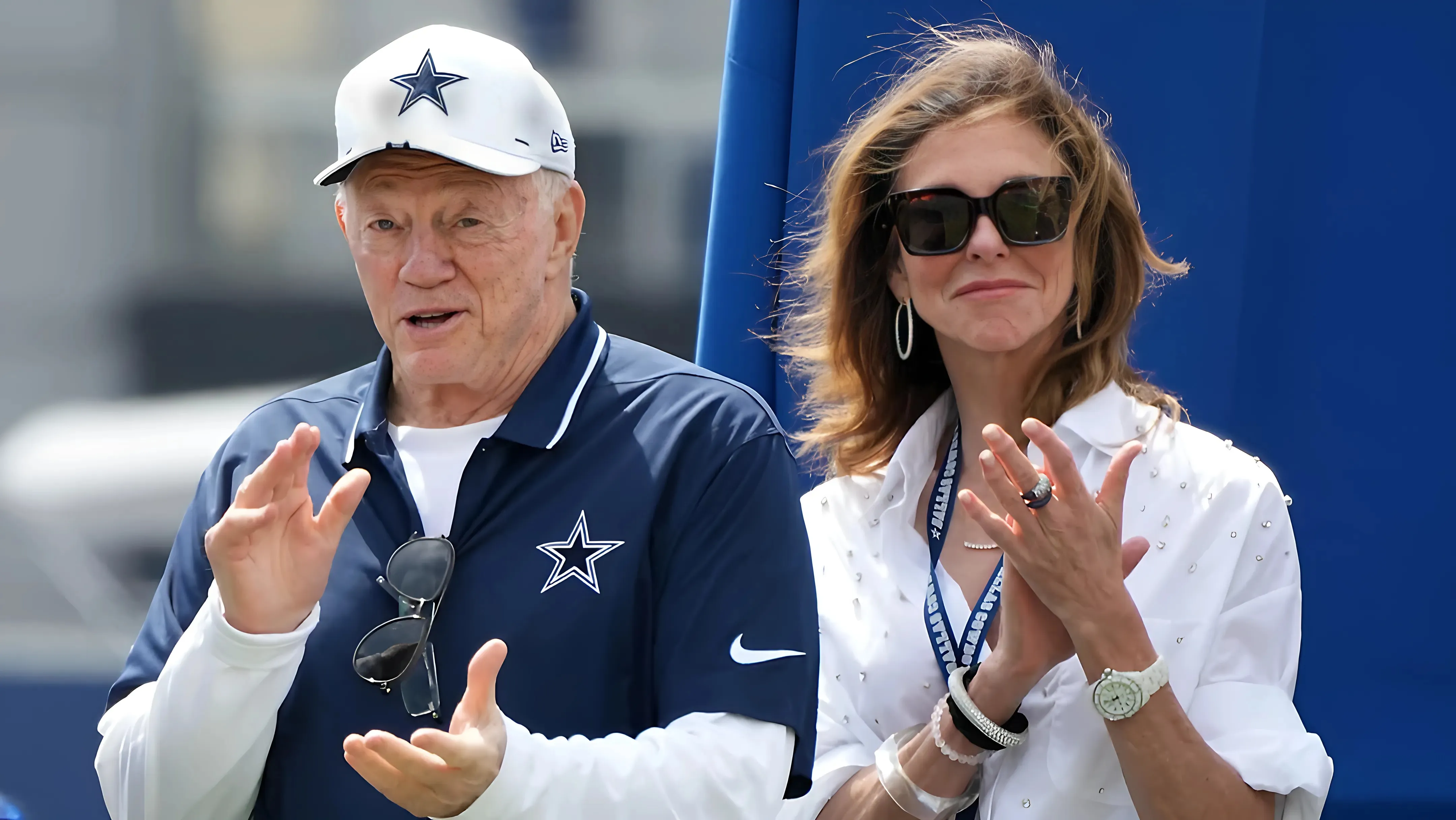 Jerry Jones reacts to Cowboys fan saying he's the biggest problem