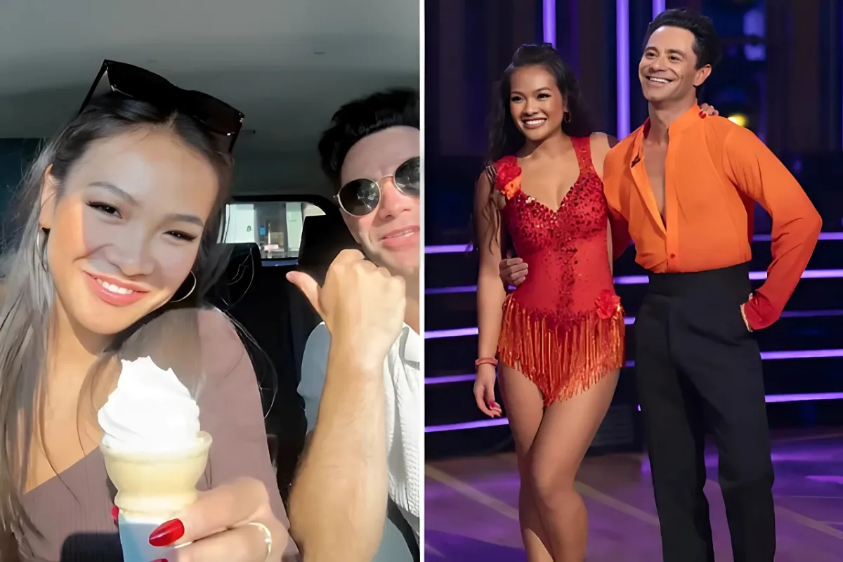 DWTS fans are convinced Jenn Tran and partner Sasha Farber are hooking up after he slips and drops ‘clue’ in new TikTok