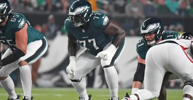 Eagles OG Mekhi Becton to play with cast on injured finger vs. Bucs