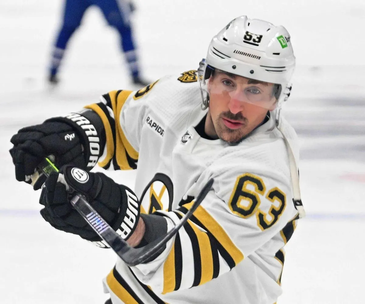 Bruins captain Brad Marchand issues challenge to young players vying for roster spots