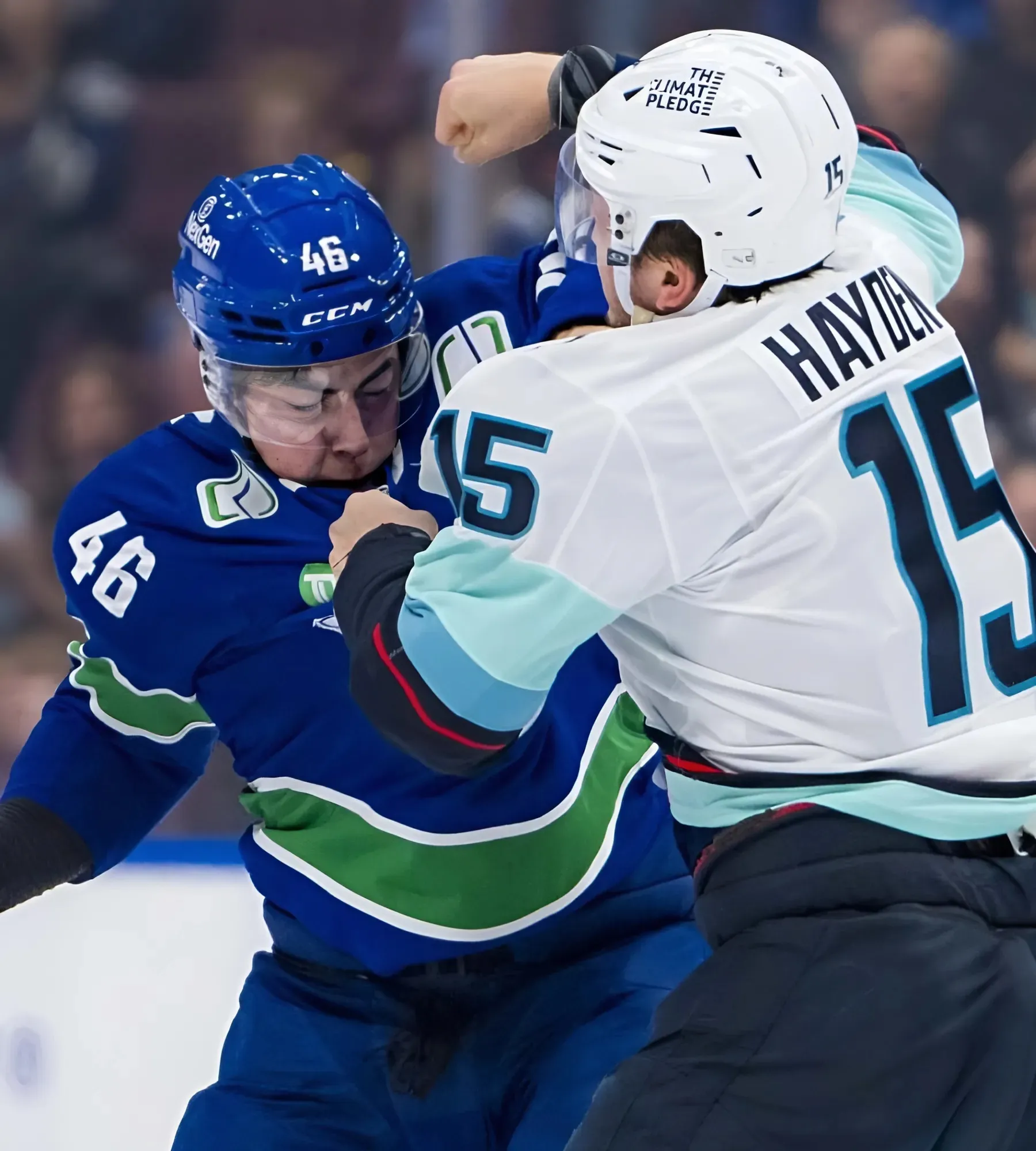 The Canucks Kraken rivalry is officially on