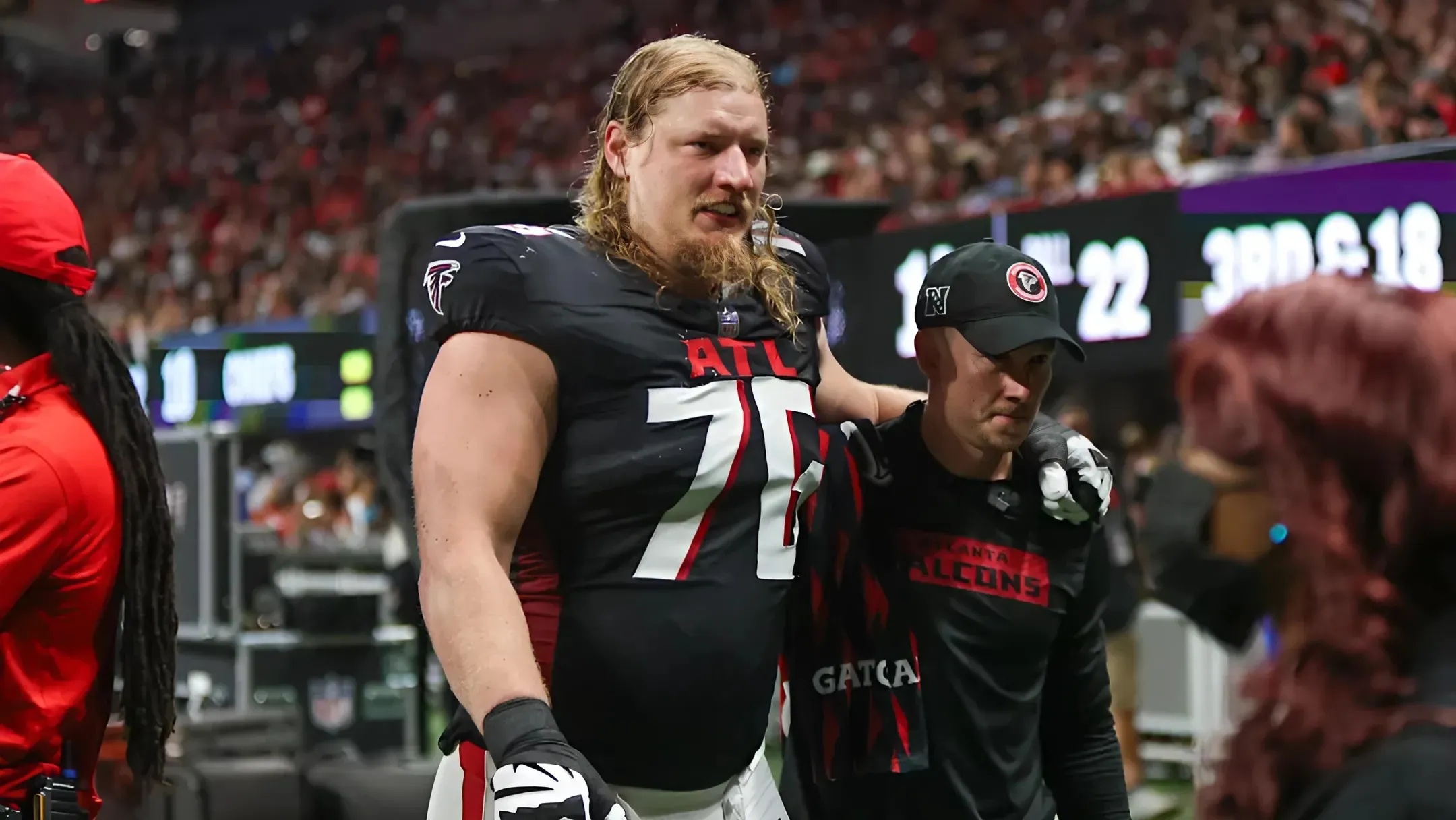 Falcons OT Kaleb McGary Avoids Serious Injury, Won't Go on IR