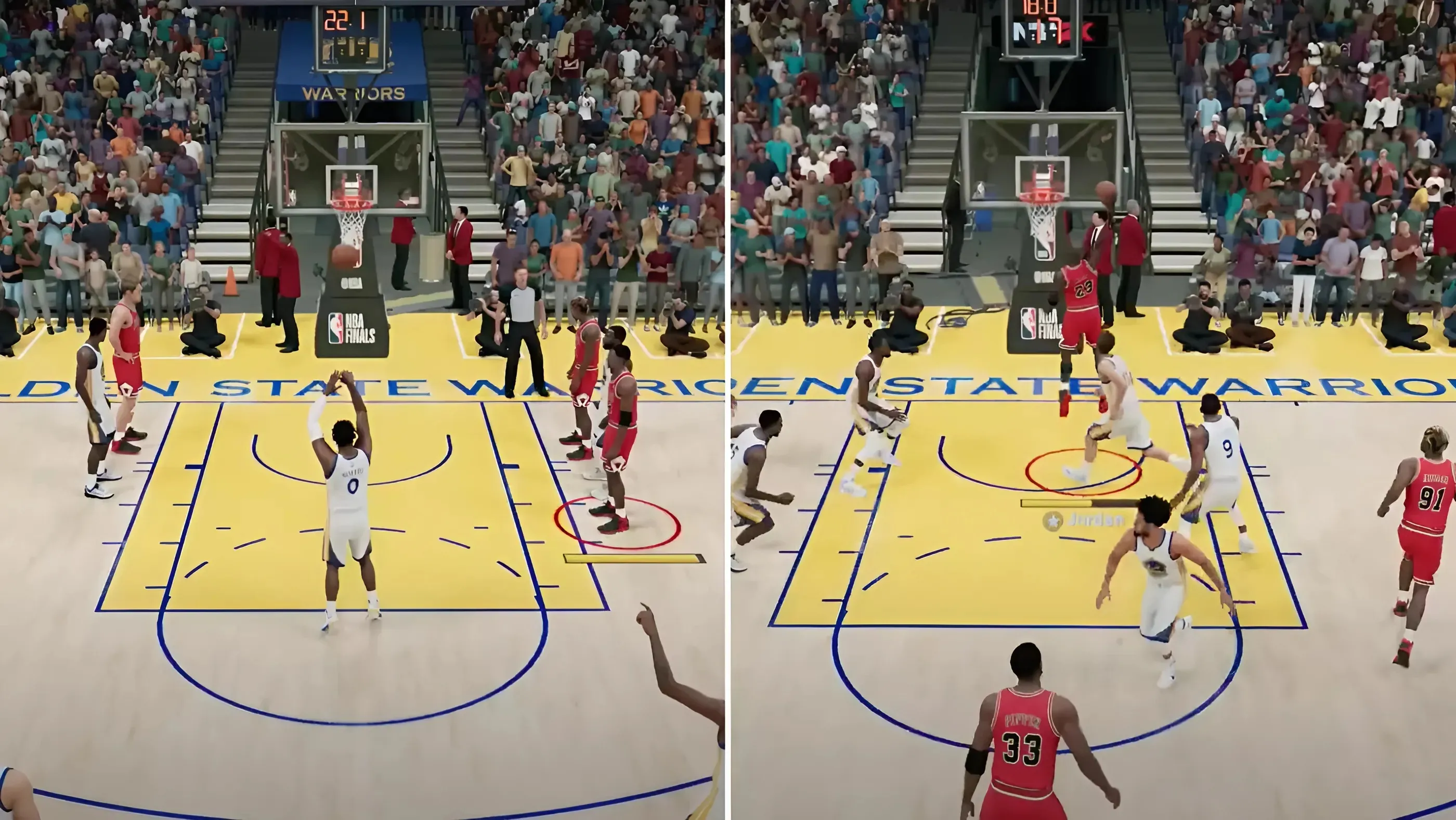 3D simulation settles the NBA 'GOAT' debate between Michael Jordan and Steph Curry