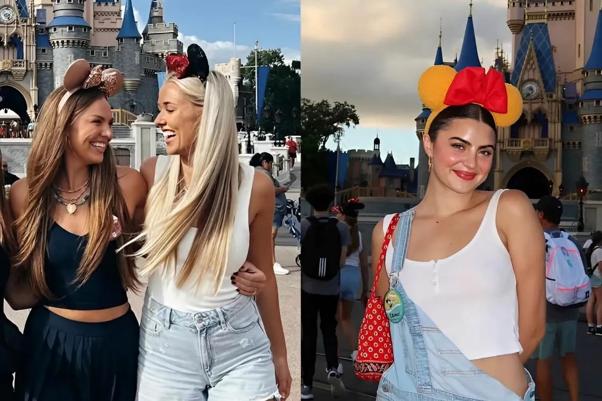 Hannah Brown, Heather Martin & Rachael Kirkconnell Celebrate Birthdays at Disney World tram