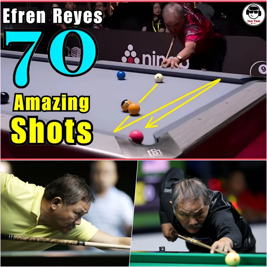 The Wizard Efren Bata Reyes: 70 Magical Strikes That Will Make Everyone Admiring!