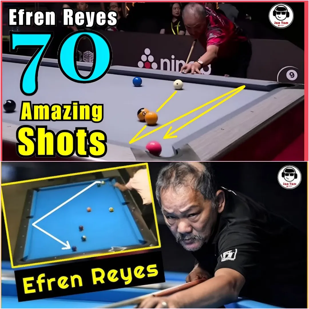 The Wizard Efren Bata Reyes: 70 Magical Strikes That Will Make Everyone Scream in Amazement!