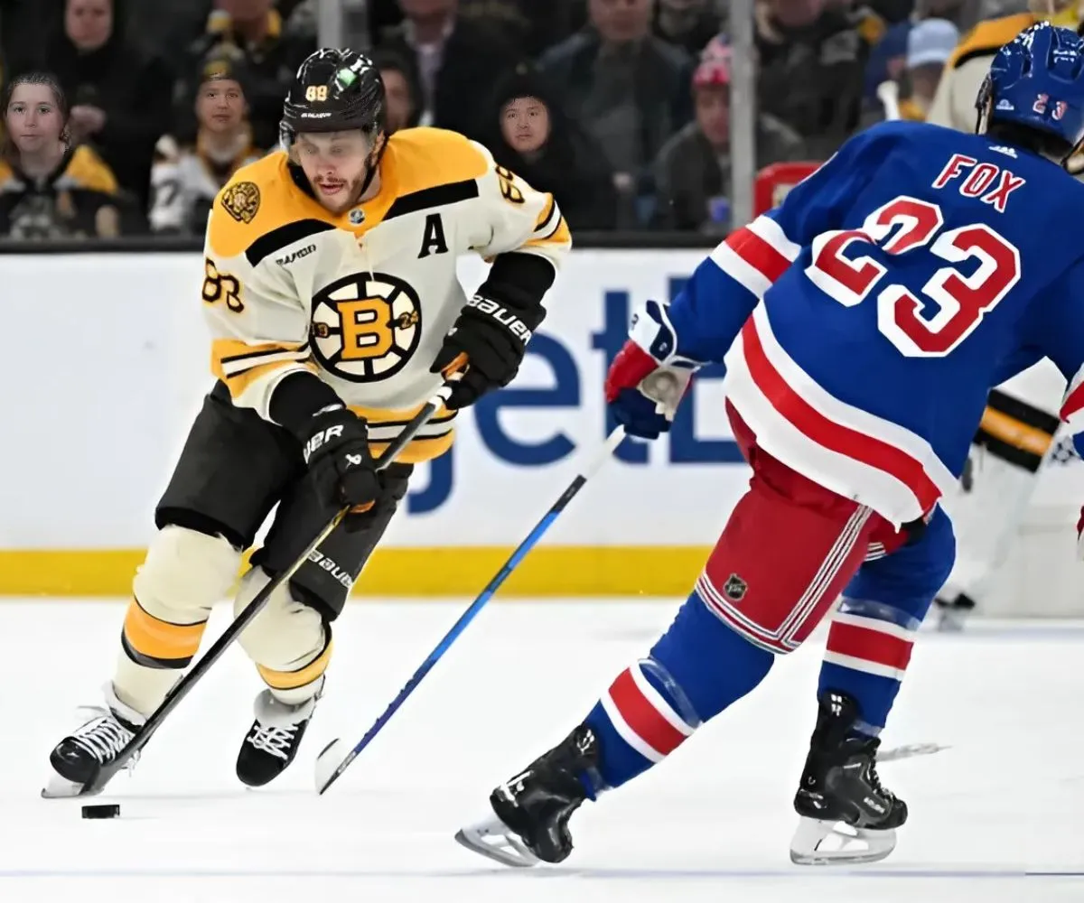 Bruins Reveal Interesting Lineup for Rangers Matchup