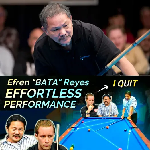 When Efren Reyes Almost Ended His Career In The Billiards World...