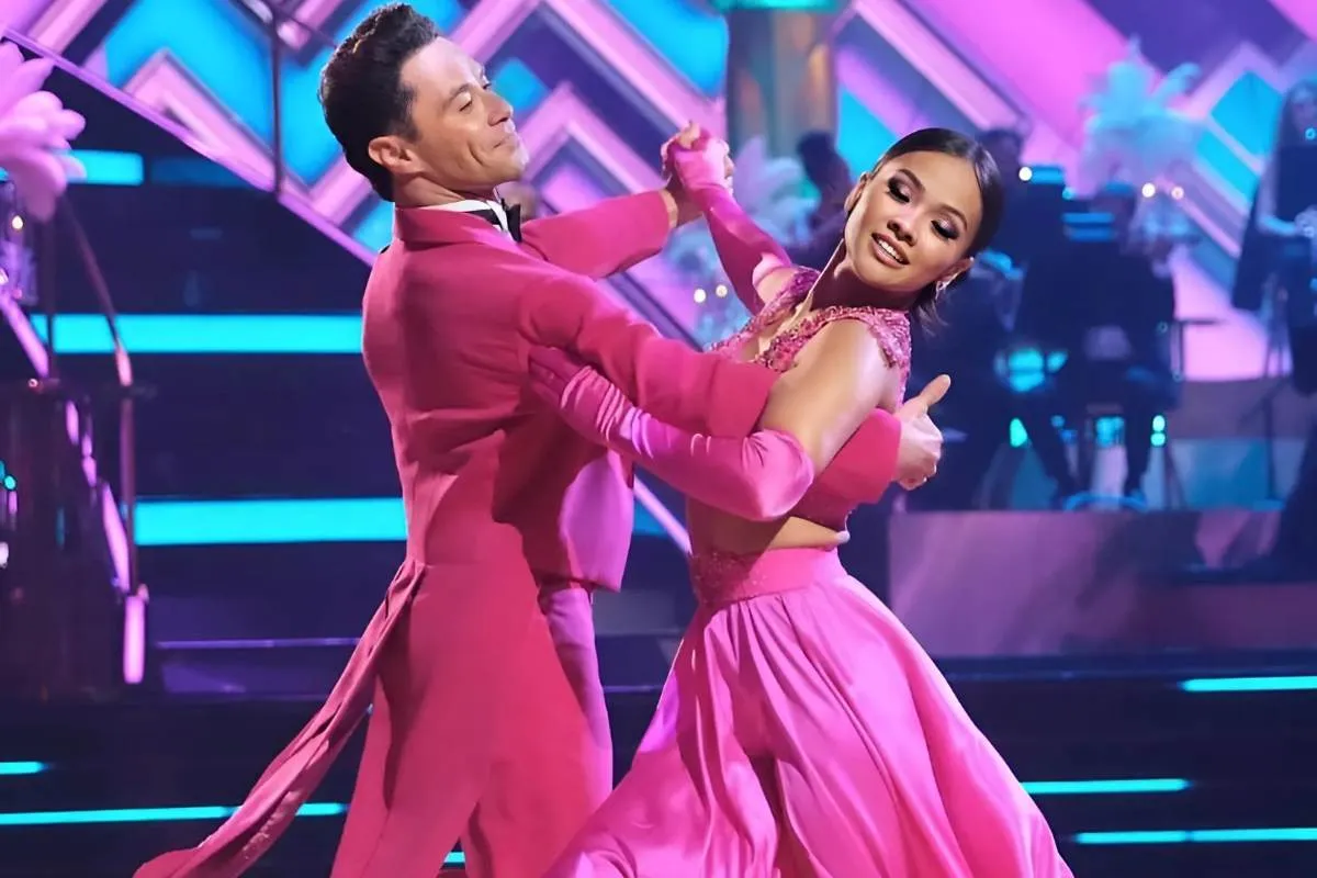 Jenn Tran Handles Music Mishap Like a Pro During Her Performance on ‘Dancing with the Stars’ tram