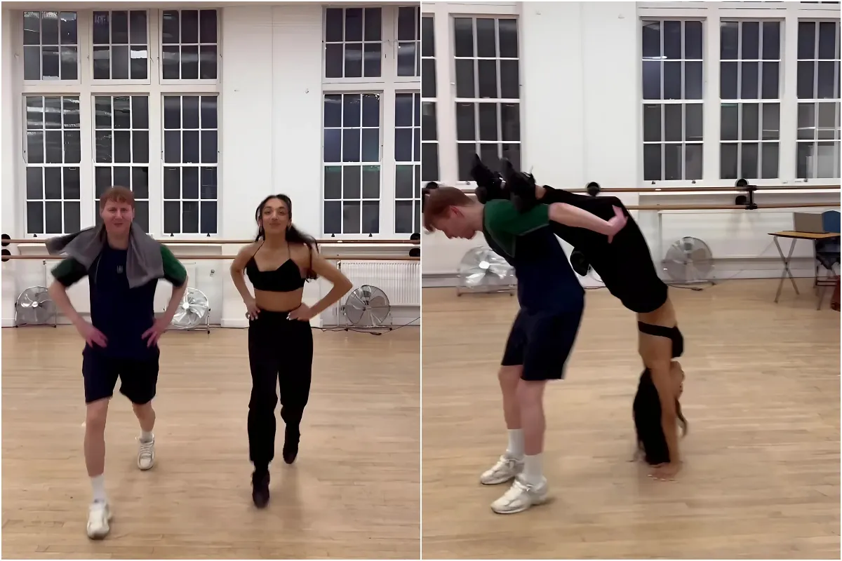 Watch horrifying moment Strictly star Jamie Borthwick gets KICKED in the head as rehearsal goes very wrong liennhi