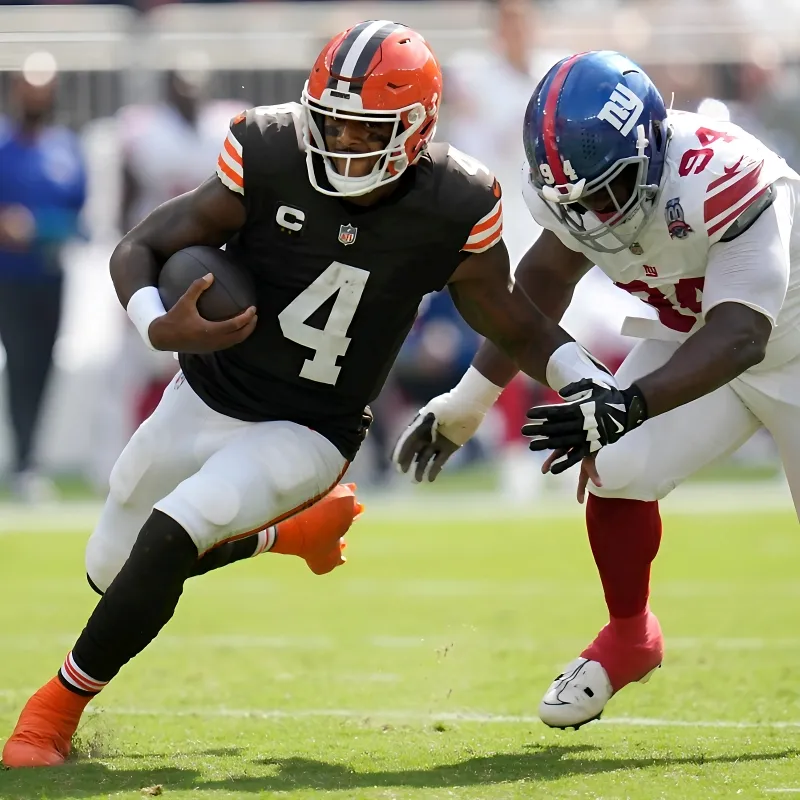 Browns’ Deshaun Watson pushes back on idea of more designed runs: ‘Not a running back’