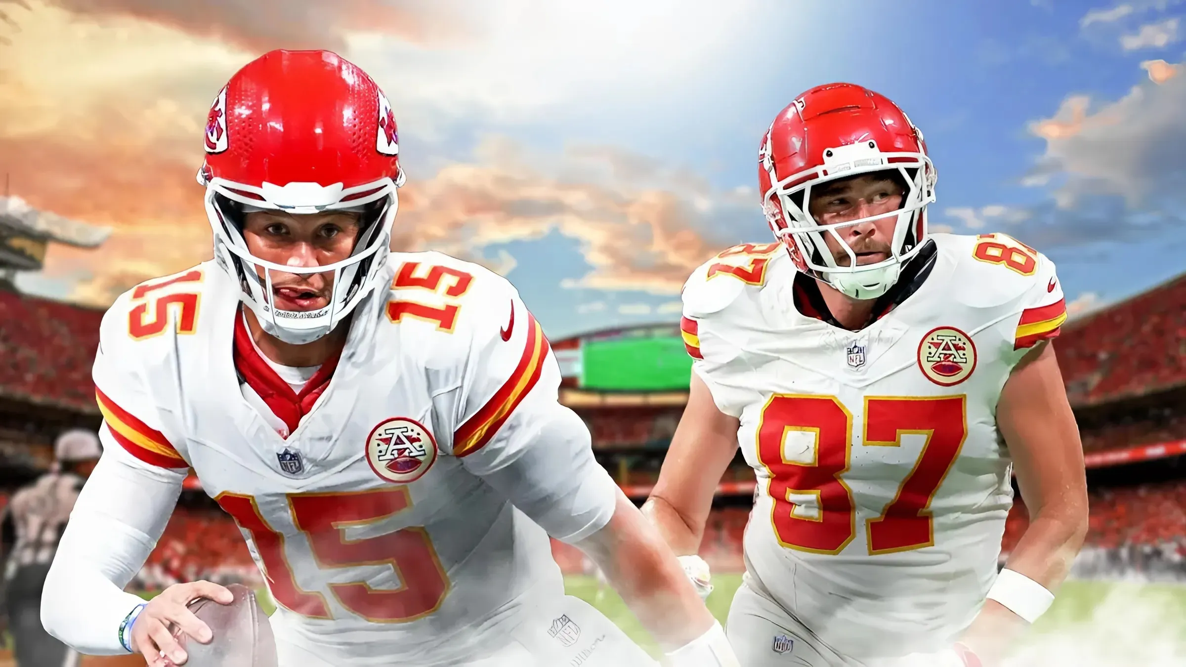 Patrick Mahomes issues hilarious hairstyle challenge to Travis Kelce