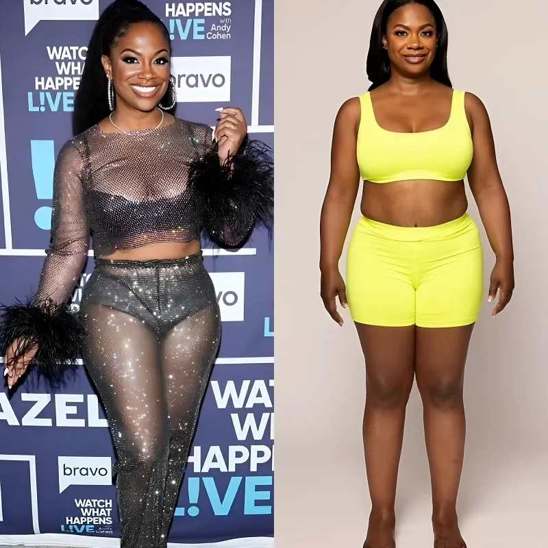 RHOA alum Kandi Burruss, 48, shows off her 20lb weight gain in a skin-tight sports bra and bike shorts - as she reveals how NEW plans to slim down after failed Ozempic attempt