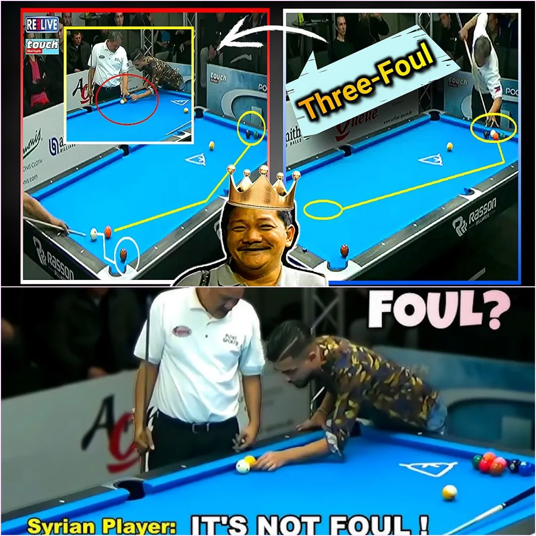 Efren Reyes Gets Shameless With Tactile Safety Shots: Implementing the Three Foul Rule in 9-Ball!