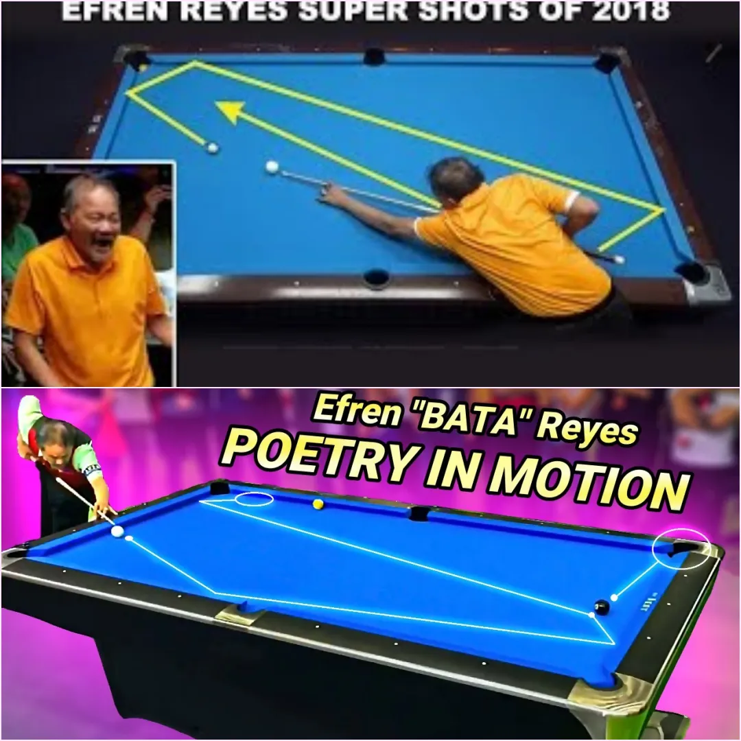 Efren "Bata" Reyes' Super Hits: Make Opponents Pee Their Pants!