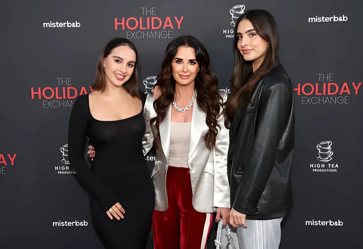 Kyle Richards Lights Up the Red Carpet in a Heartwarming Date Night with Her Beloved Circle - lulu