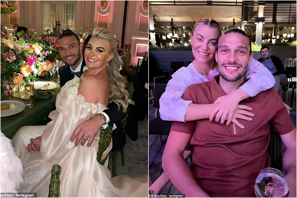 Andy Carroll and Billi Mucklow SPLIT! Footballer announces shock separation two years after 'passing out in bed between TWO blondes during his raucous Dubai stag-do' liennhi