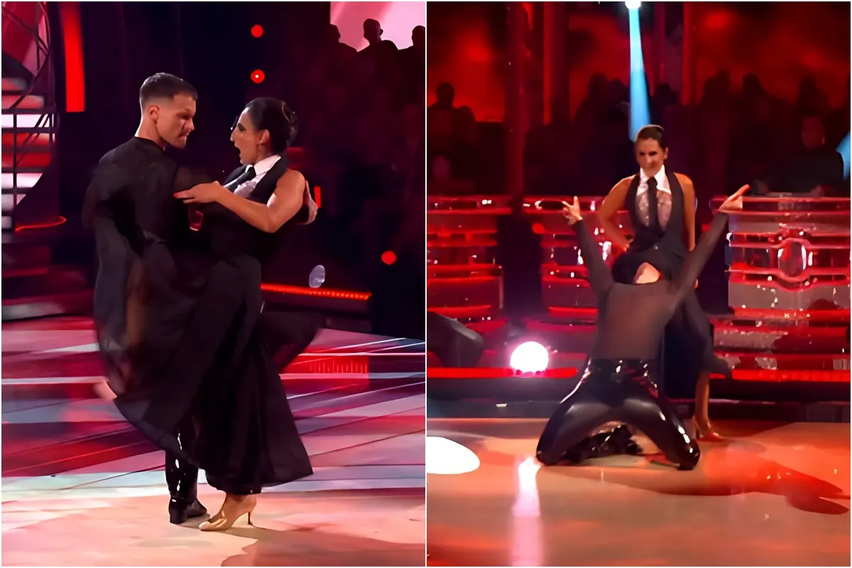 Strictly fans convinced they’ve worked out real reason Gorka wore racy PVC trousers and see-through top liennhi