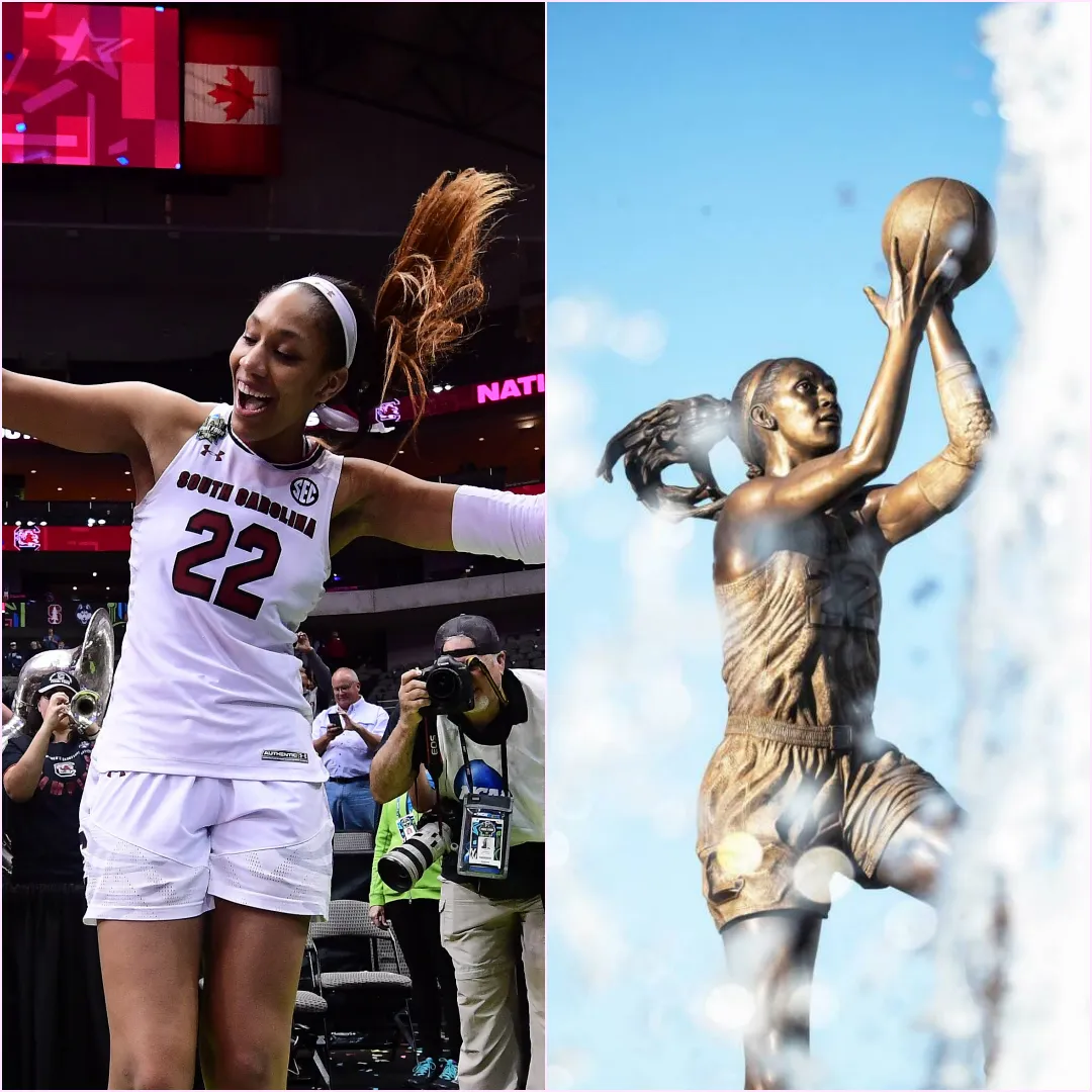 "A'JA WILSON HONORED: SOUTH CAROLINA UNVEILS STATUE FOR WNBA MVP AND GAMECOCKS LEGEND!" "A'JA WILSON HONORED: SOUTH CAROLINA UNVEILS STATUE FOR WNBA MVP AND GAMECOCKS LEGEND!"