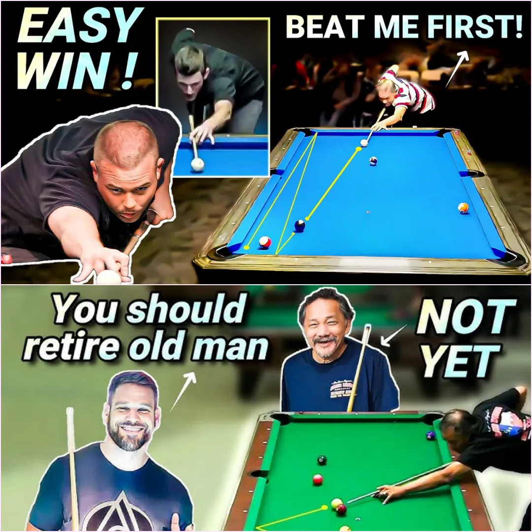 Young Players Think 64-Year-Old EFREN REYES Is Easy? They Will Lose Face When Facing Him!