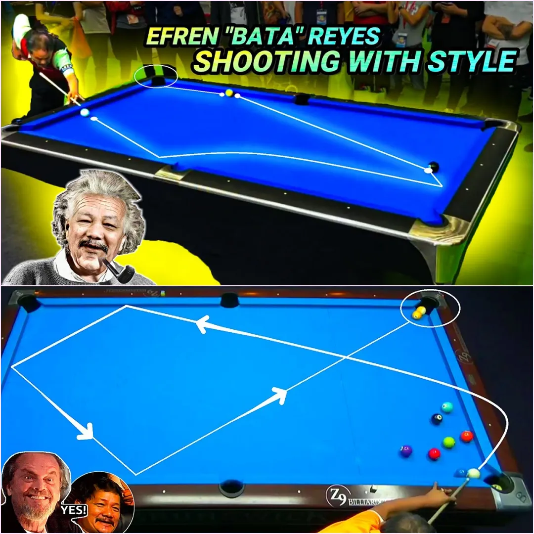 EFREN REYES: Stylish Shot That Stunned Everyone!