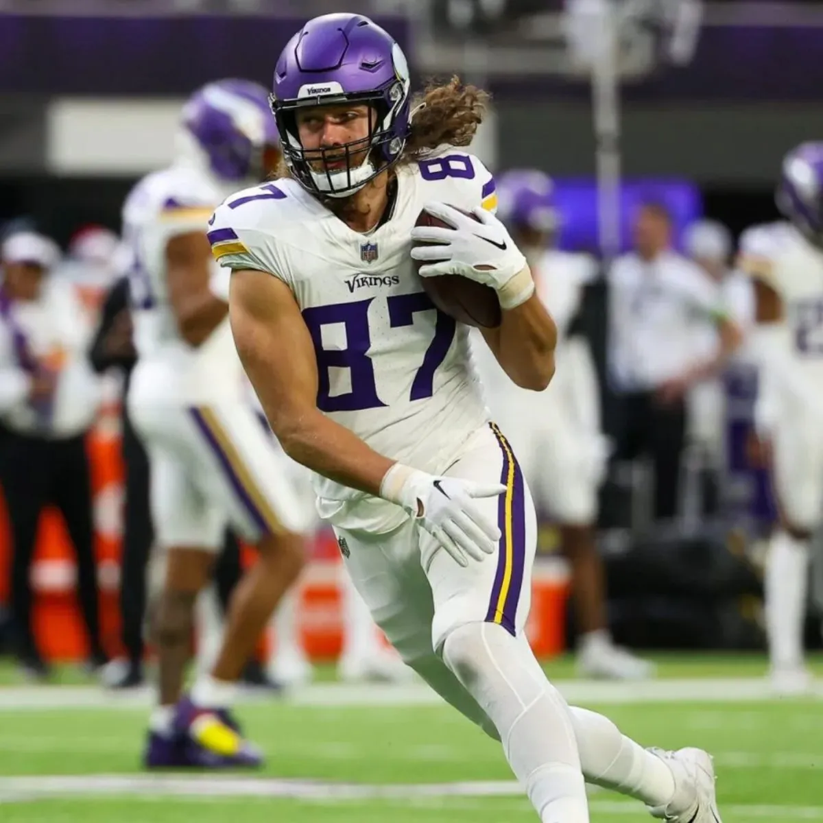 TJ Hockenson, Dalton Risner May Start Practicing Next Week