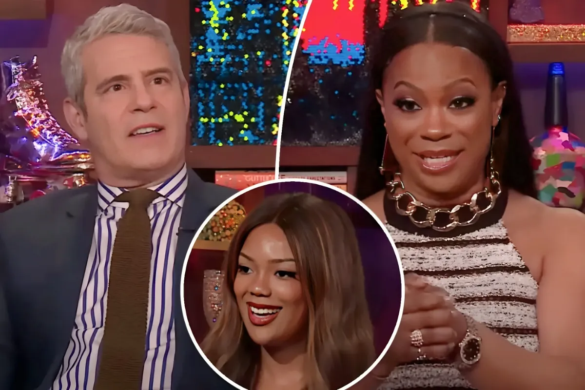 RHOA Star Kandi Burruss upset Andy Cohen asked daughter Riley about her father